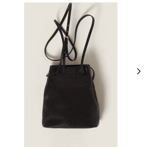 Miu Miu Nappa leather Mini-Bag Black
